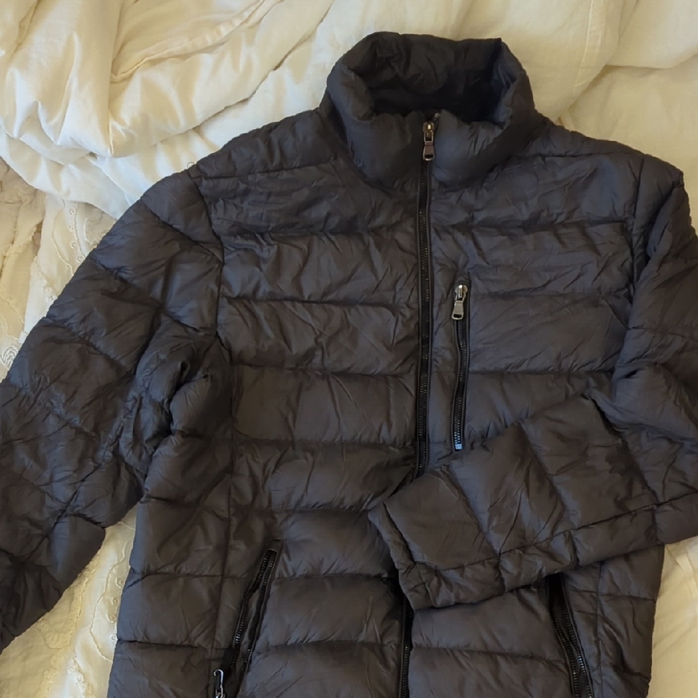 Dark Grey Puffer Jacket